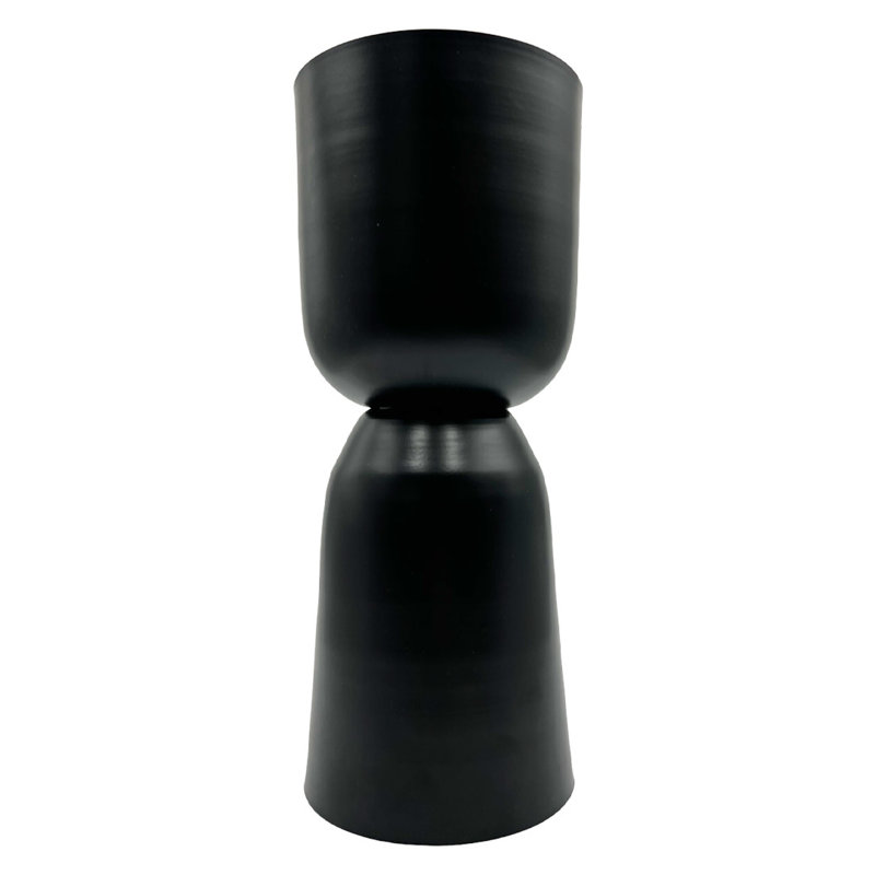 Keyrin Handmade Iron Table Vase, Black