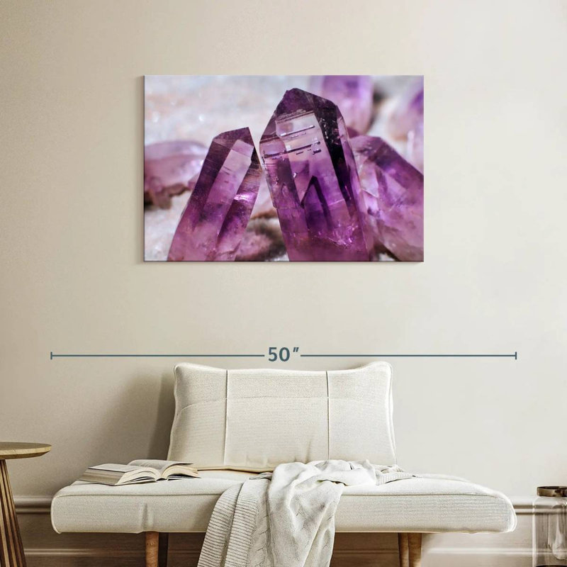 Améthyste mauve Alvord, H 24 po x l 36 po