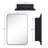 Haslem Recessed Framed Medicine Cabinet with Mirror and Adjustable Shelves-994453645-1001311780