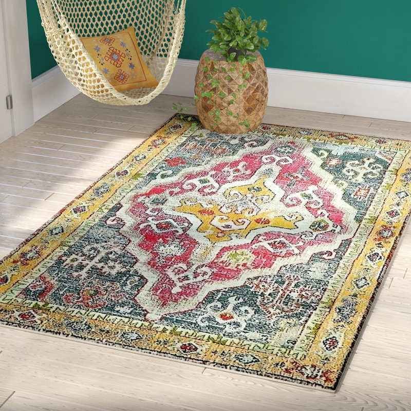 Jahanna Washable Oriental Indoor Rug, Rectangle 10'6" x 16'5"