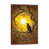 Classic Brown Wood Floater Framed