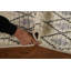 Tapis indien à motif géométrique treillis 2x3