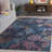 Bhawani Performance Machine Washable Floral Rug-1273768221