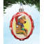 Holiday Splendor 4'' Handmade Glass Animals Holiday Shaped Ornament