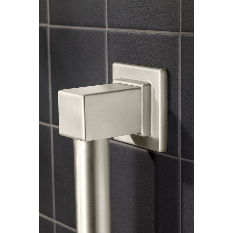90 Degree 42" Designer Grab Bar, Brushed Nickel, 44.96'' W