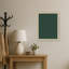 Tableau magnétique encadré en tissu, babillard 20 x 26 vert forêt pour l'organisation murale-545634833