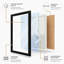White Egret Reflected Minimalist - Framed Print-229745599-229745588