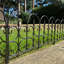 32cm H x 59cm W Plastic Lawn Edging