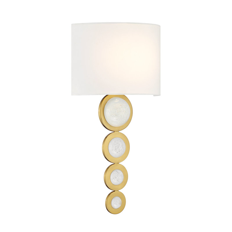 Marseille 1-Light Wall Sconce in Brass, Brass