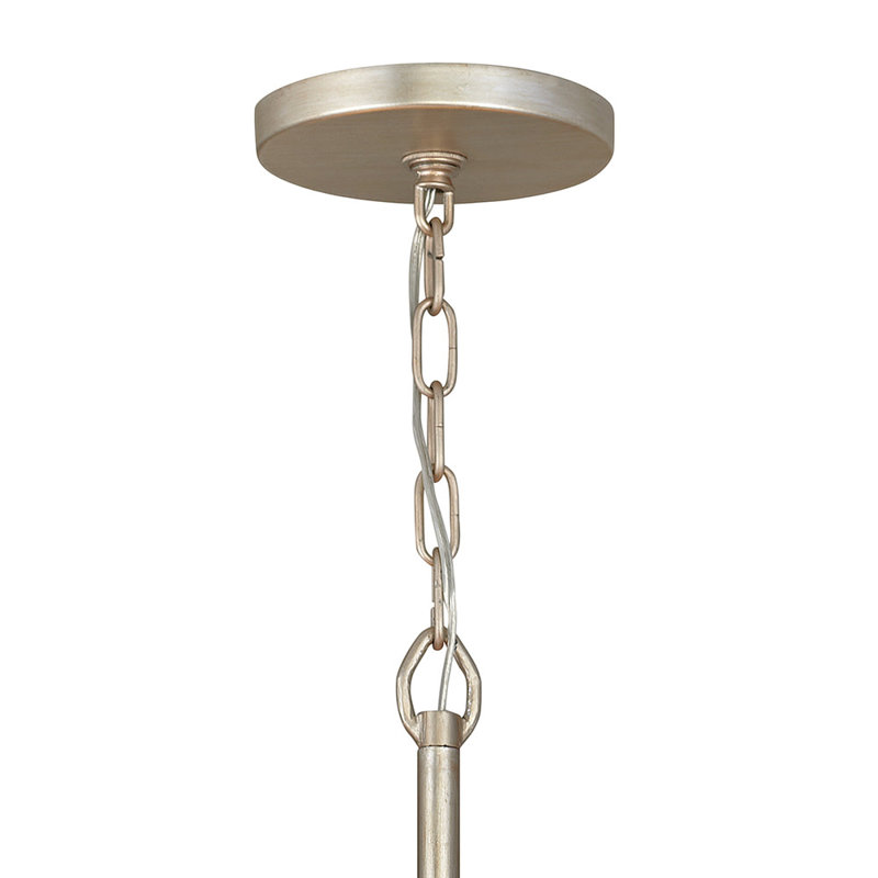 Reverie 8 - Light Unique Drum Chandelier, 26" H x 36" W x 36" D