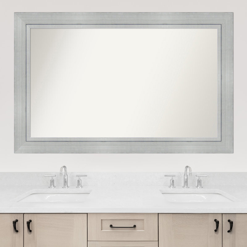 Yousef Solid Wood Wall Mirror, Rectangle, 34.25" x 53.25"