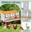 Boîte à nid de poule, boîte à œufs pour poules avec couvercle, boîtes à œufs en métal pour poulailler-995267123-995267124