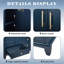 Armoire de salle de bain 35,6 ", seulement armoire, bleu