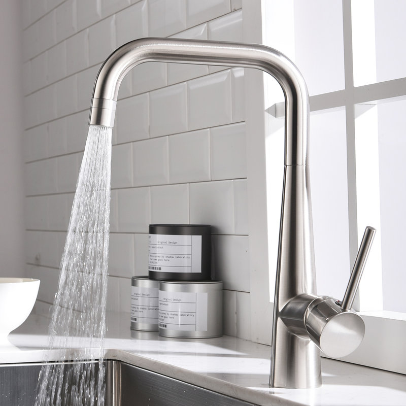 Fapully Pull Down Kitchen Faucet, Brushed Nickel