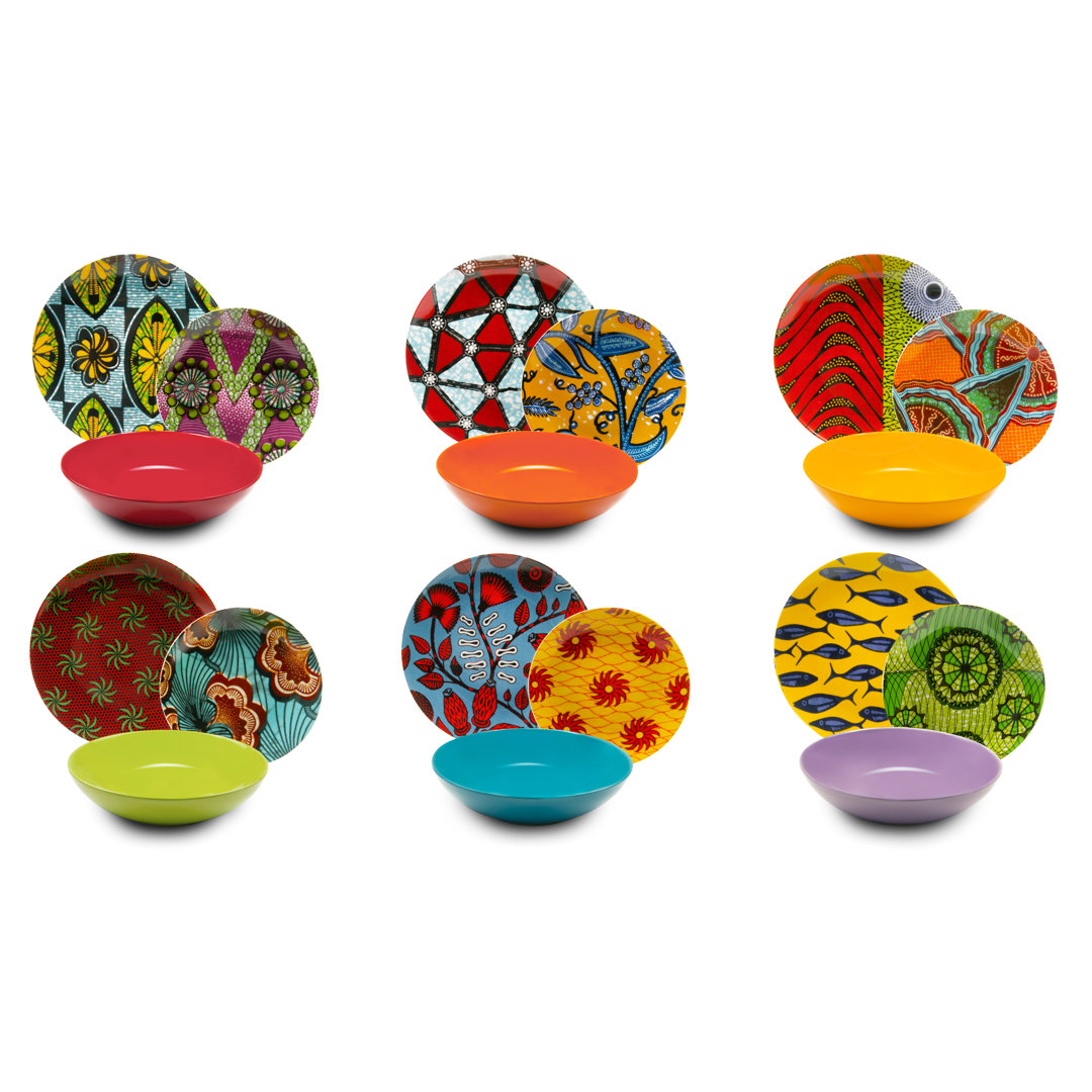 Afrika Piece Dinnerware Set - Service for 6