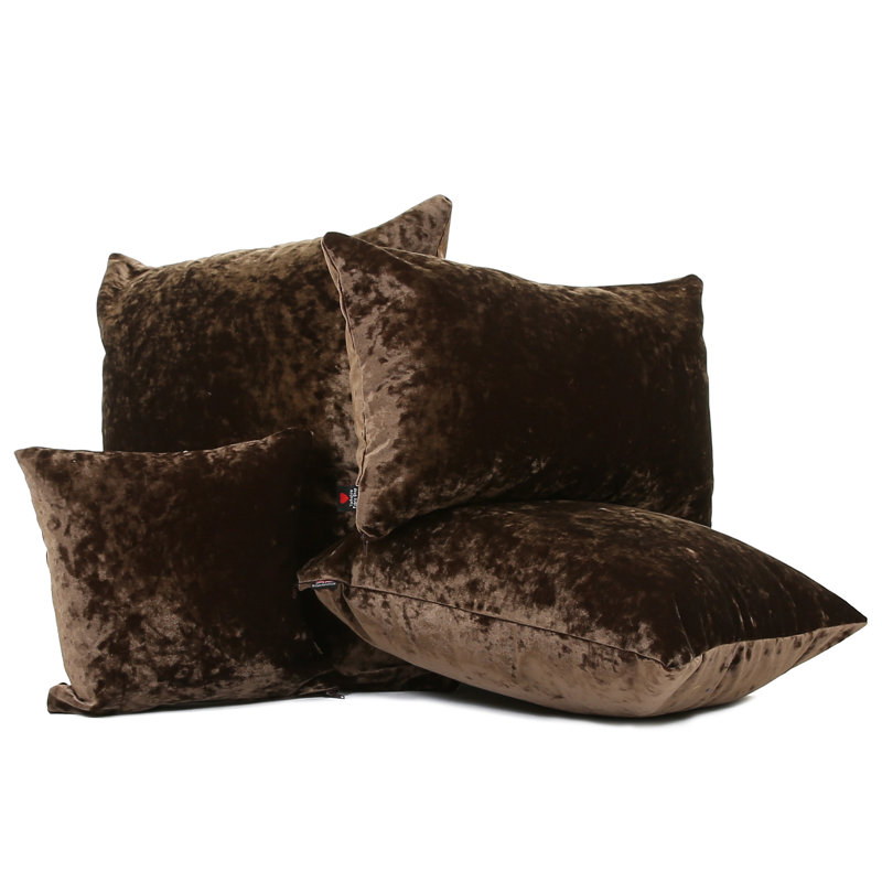 Rectangular Throw Cushion, Brown