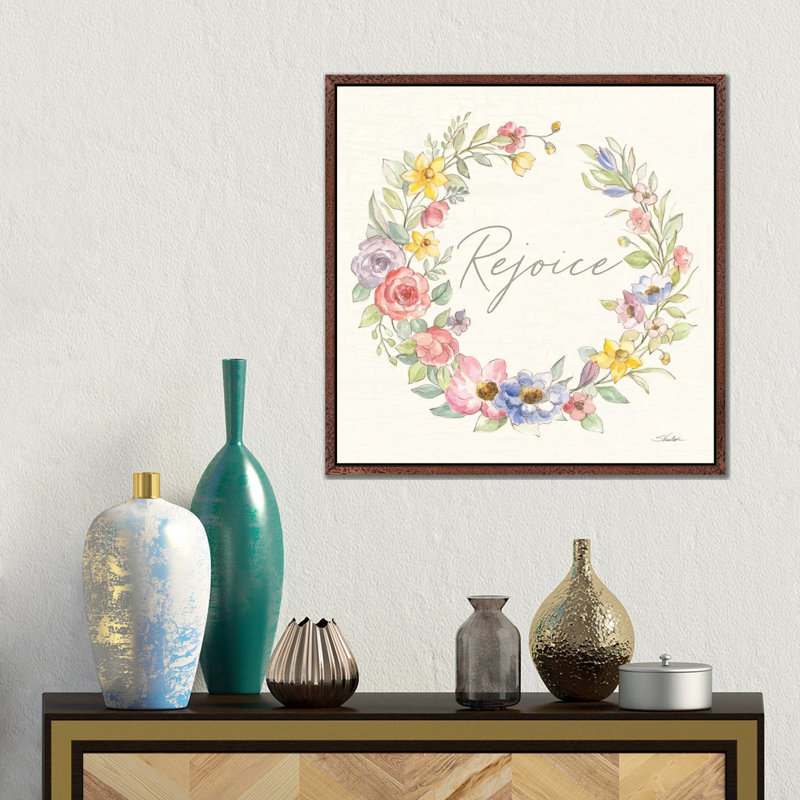 Happy Easter IV by Silvia Vassileva - Gallery-Wrapped Canvas Giclée on Canvas, 45.72 cm H x 45.72 cm W, Classic Wood Framed