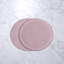 VIDA Round Embroidered Dots 15.5" Round Placemats-1998726309