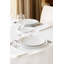 Domo White Porcelain Dinner Plate