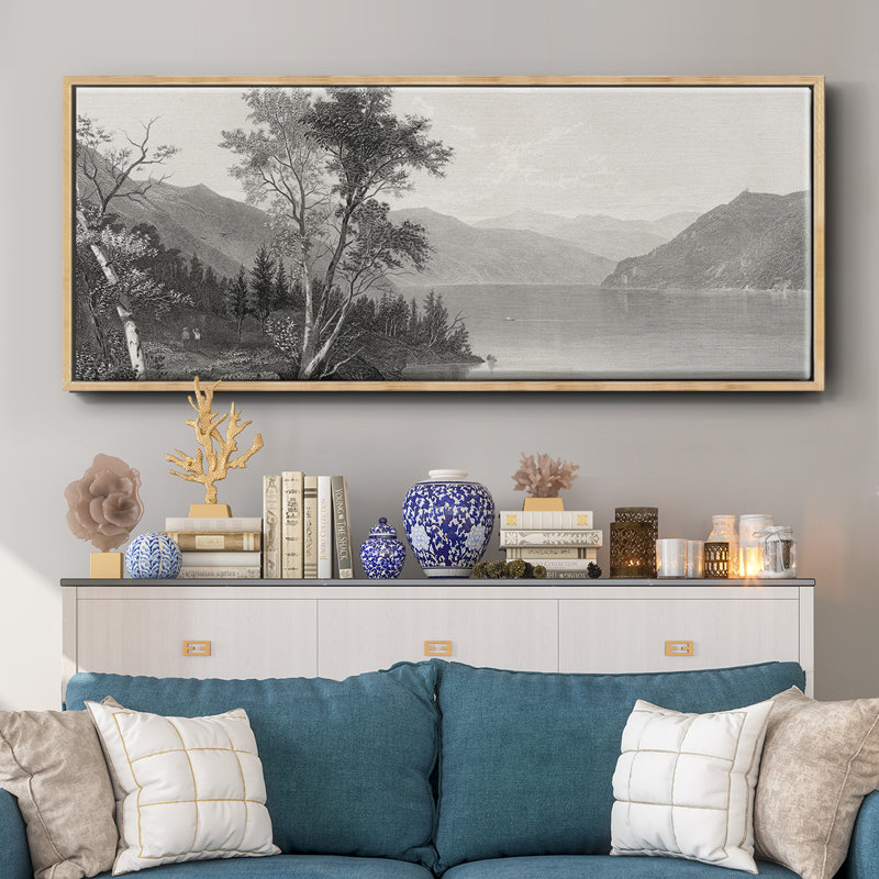 " Lake George ", Natural, 12" H x 30" W x 1.5" D