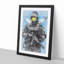 Smiley Policeman by Banksy - Picture Frame Painting Print-55725905-55725906