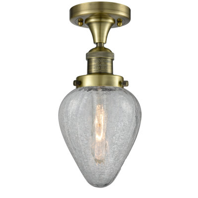 Shauna Glass Semi Flush Mount