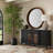 Camden 68" Two-Tone Black Oak Server