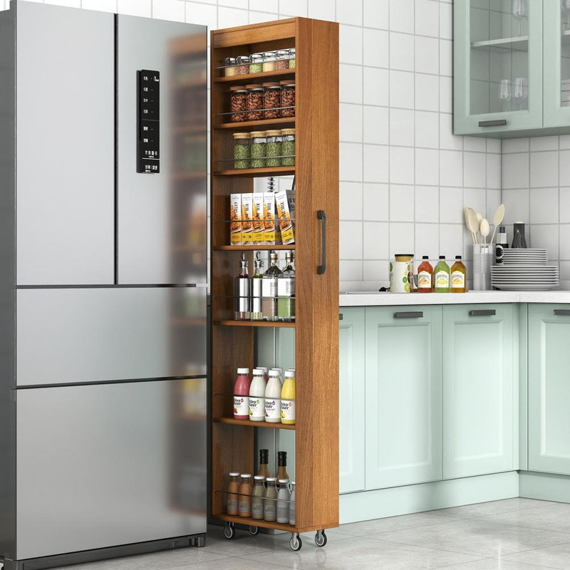 7 Tier Multi-Functional Pull-Out Single-Sided Open Shelf