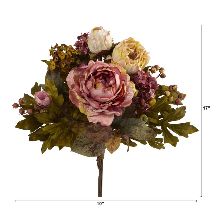 Fall Flower Arrangements Artificial  Hydrangea Silk Flower Arrangements -  Hydrangea - Aliexpress