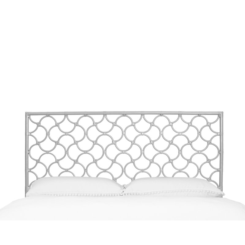 Mar Collection Headboard, Light Gray, King
