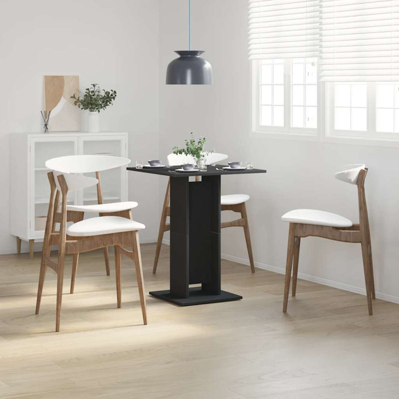 Anderw Square 60cm L x 60cm W Dining Table, Black