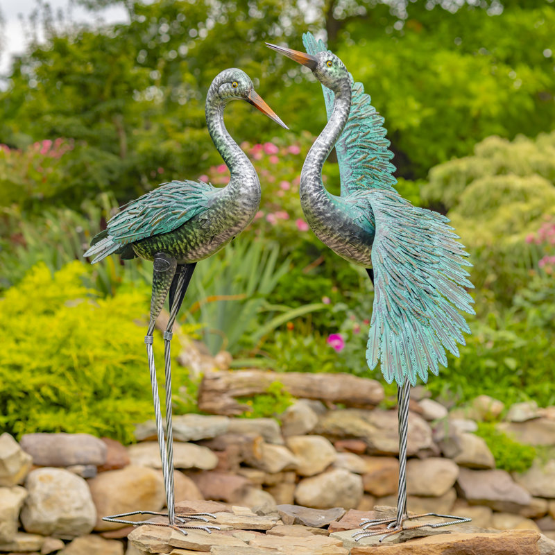Ensemble de 2 figurines de jardin Bedonia