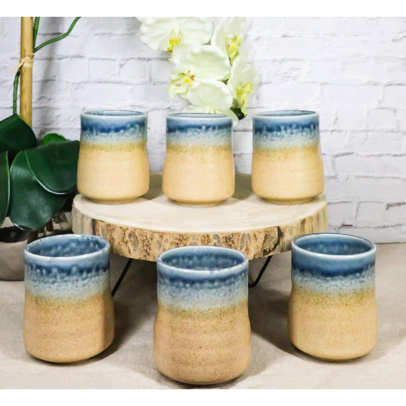 Paquet de 6 tasses à thé 9 oz