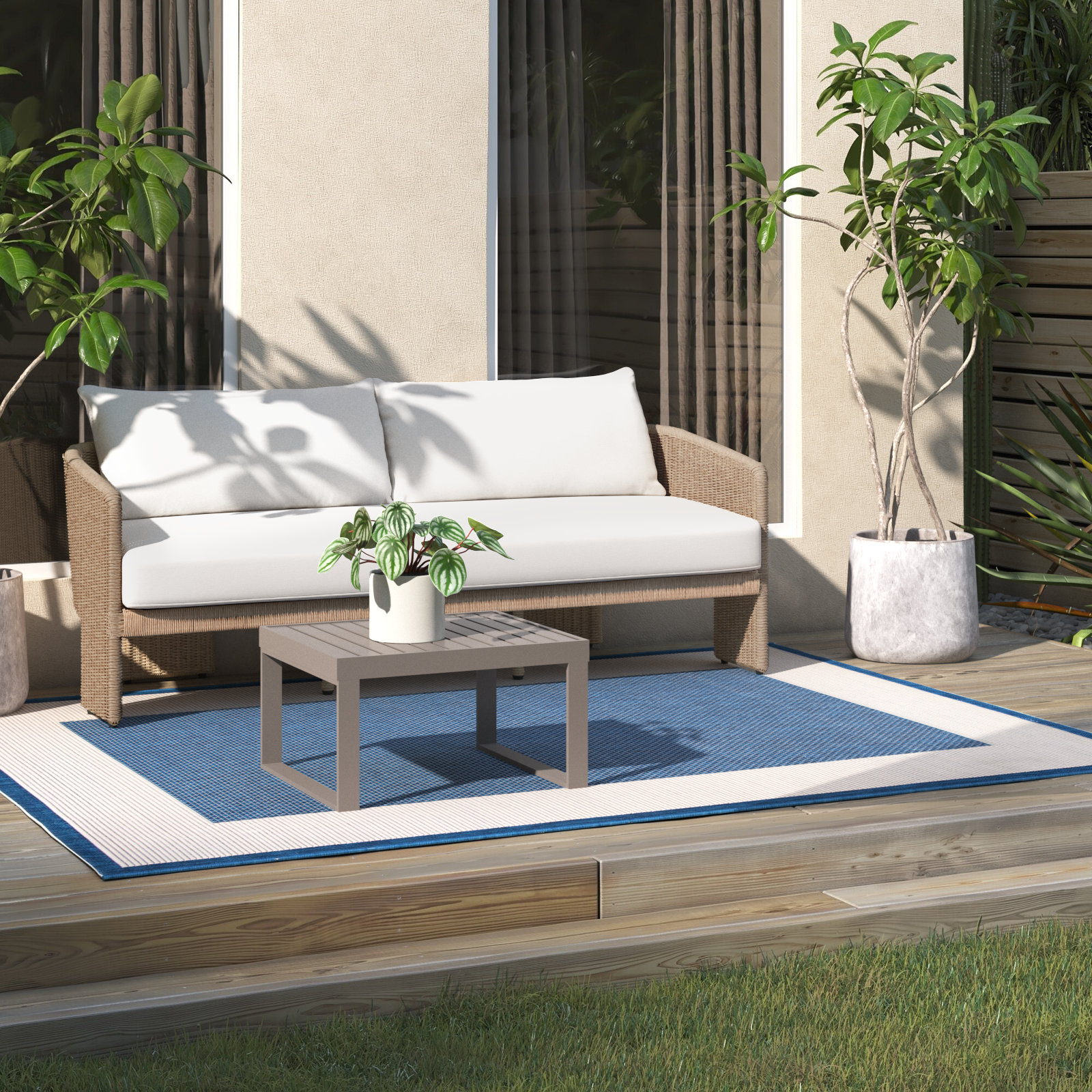 Gregg 80" Patio Sofa