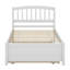 Base de lit simple avec lit gigogne en bois-1496115456