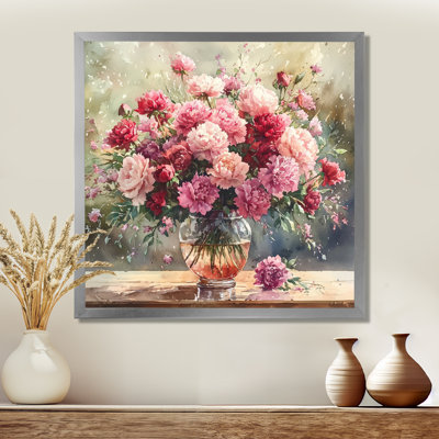 «Rustic Romance Bouquet Of Roses III», art mural assorti