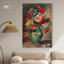 Art floral sur toile, vase vert-105309815-105309821