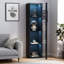 Kitchen Storage Cabinet with strip lamp-731582478