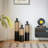 Gorgeous White Metal Vases Set of 3, Durable and Elegant for Home Decoration, Various Heights 20.8in/24.8in/28.7in