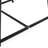 Side Table: Matte Black Iron Outdoor Table, 20.82 In. Depth, 18.48 Width, 13 Height, 9.36 Lb, Modern Design Table - For Celebration Area, 20.5 19 Decor