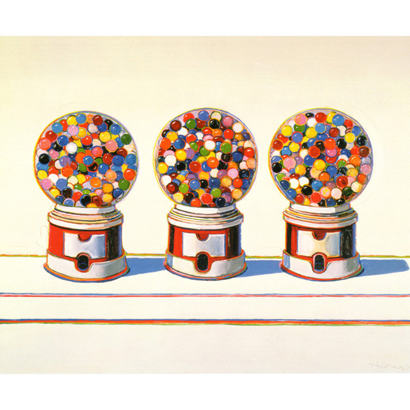 Three Machines, 1963, 20" H x 24" W