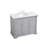 42'' Single Bathroom Vanity with Marble Top-800891172