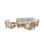 Riviera Outdoor 4 - Piece Teak Conversation Set