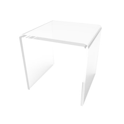 1 Riser Combo 3" Cube 3-Sided Plexiglass Pedestal Lucite Acrylic Display Risers Jewelry