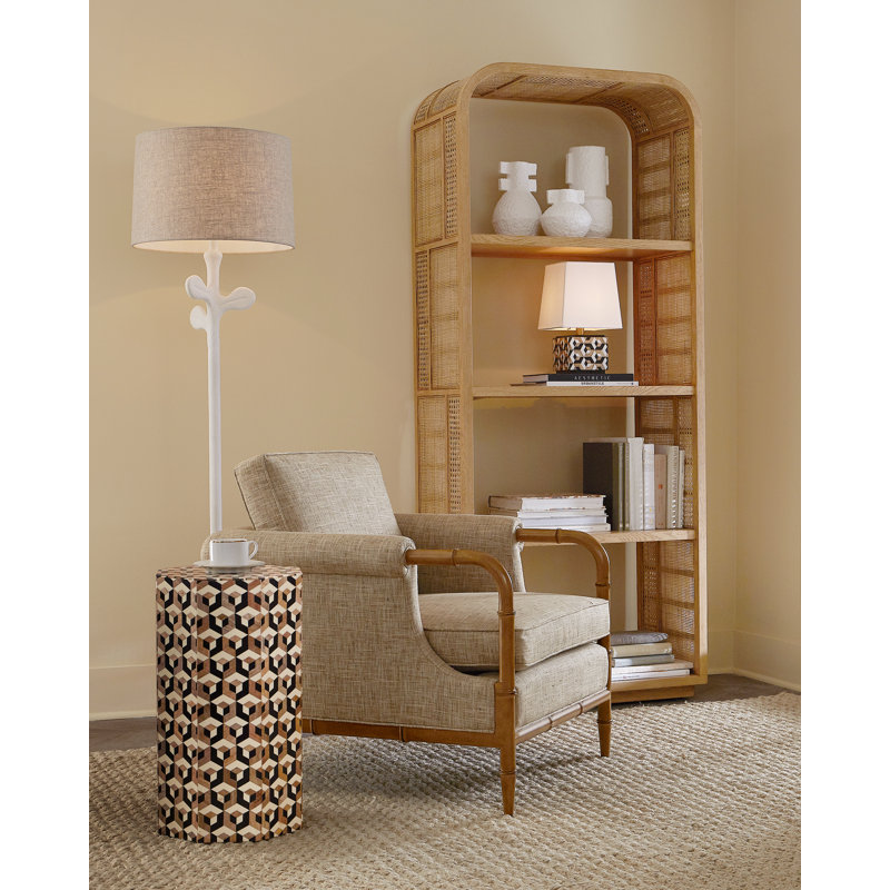 Geo Solid Wood End Table