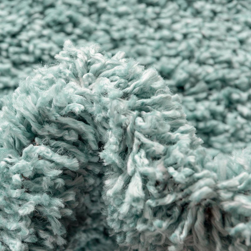 Tapis turquoise Wentworth, Rond 7 pi 10 po