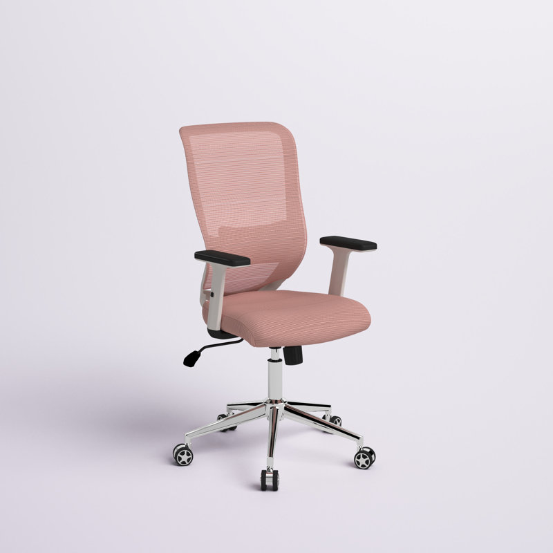 Chaise de travail en filet Georgii, Rose