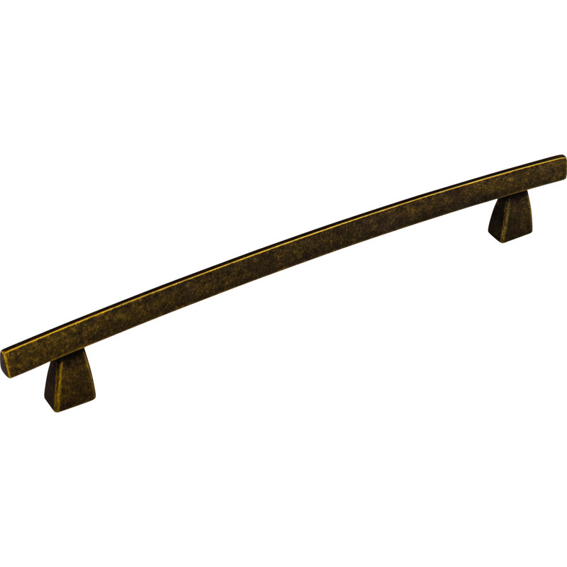 Arched Bar Pull, German Bronze, 8" Center to Center