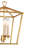 3 - Light Lantern Geometric Chandelier-1653613899