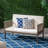 Nobhill 53.25'' Wide Straight Acacia Loveseat with Cushions-321483854-339834263